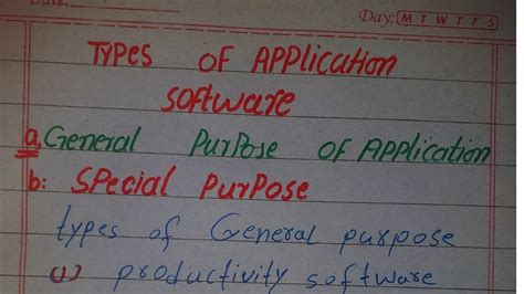 Types Of Application Software General Purpose And Special Purpose