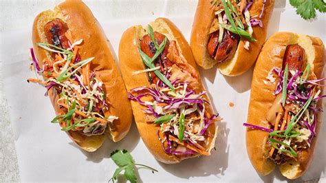 Kimchi Sesame Hot Dog Recipe