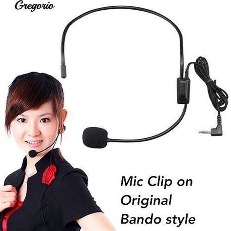 Jual Mic Clip On Bando Youtuber Original Mikrofon Bando Spliter Dan