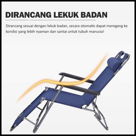 Jual Kursi Lipat Panjang Kursi Malas Outdoor Kursi Panjang Santai