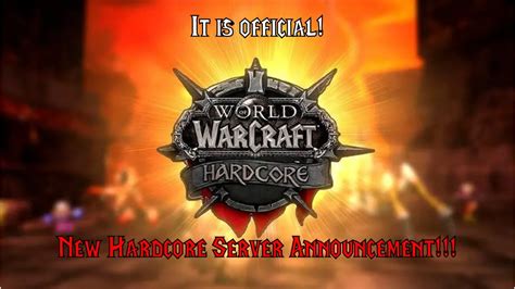 Blizzard Announces Official Hardcore Servers Youtube