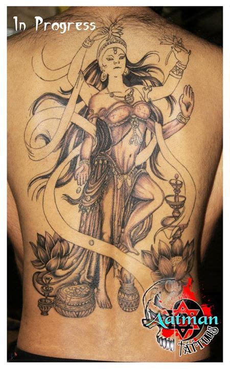 Goddess Lakshmi Tattoo By Bhavith Narayan by BHAVITHB89 on DeviantArt