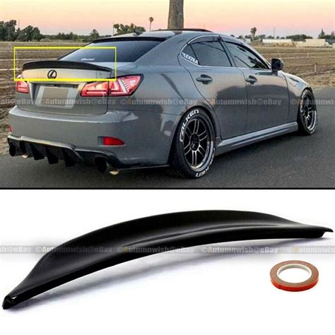 Lexus Is Is Duckbill High Kick Painted Glossy Black Trunk