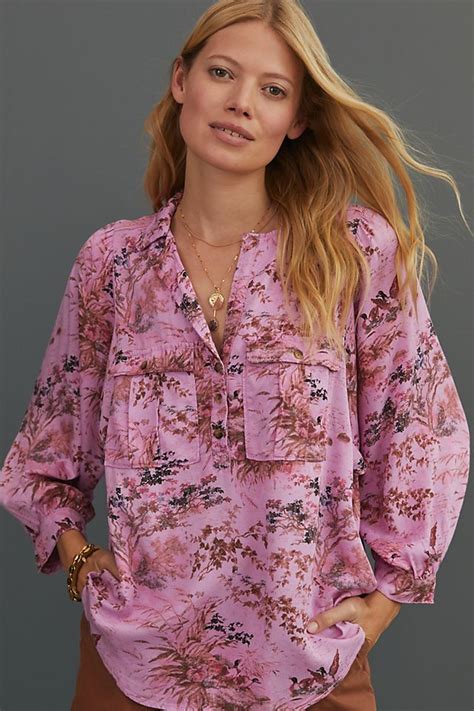 Pilcro Femme Utility Buttondown Shirt Anthropologie Uk