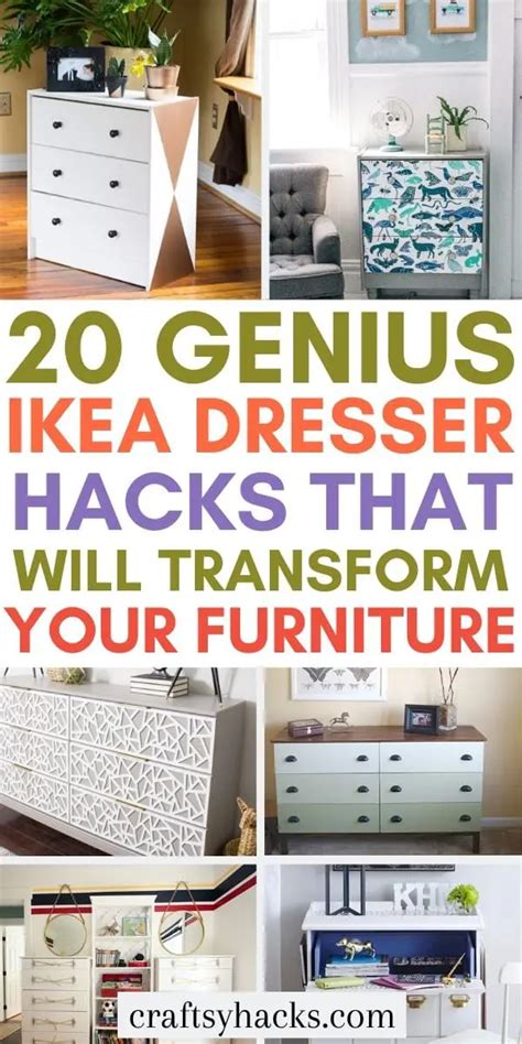 20 Ikea Dresser Hacks For Your Bedroom Craftsy Hacks