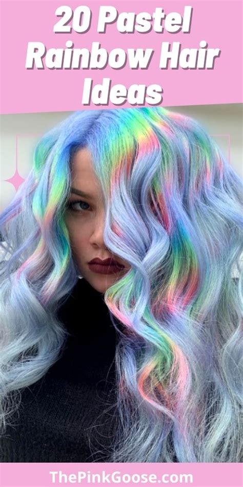 20 Pretty Pastel Rainbow Hair For You