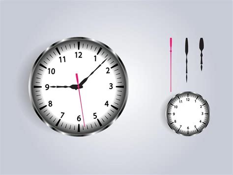 Minimalist clock design template 42588651 Vector Art at Vecteezy