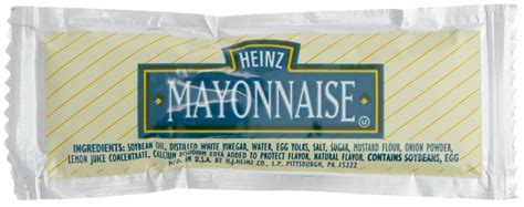 Heinz Mayonnaise Packet, 12 gm Each, 200 Packets Total