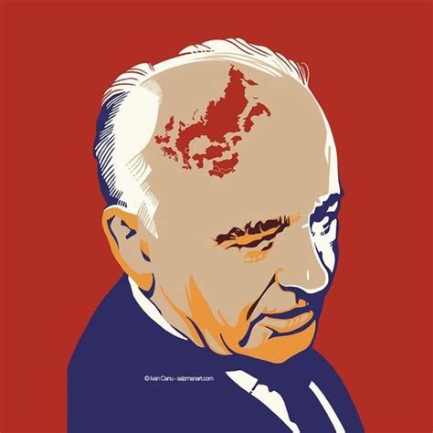 Altpick News Ivan Canu S Illustration Of Mikhail Gorbachev