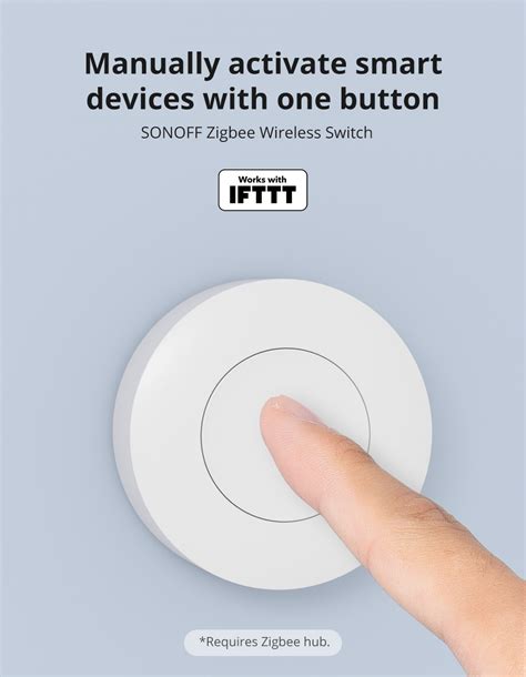 Sonoff Snzb P Zigbee Wireless Smart Switch Custom Button Action