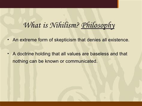 Nihilism