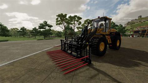 Redrock Silage Fork By Hb Malone V10 Fs22 Mod Farming Simulator 22 Mod