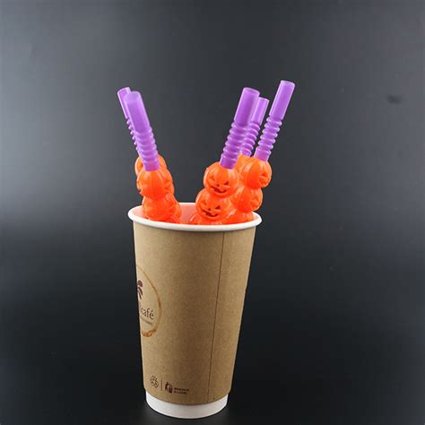 halloween pumpkin straw ghost straws halloween decoration straws halloween party supplies ...