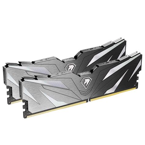 Memória DDR4 Netac Shadow II, 16GB (2x8GB), 3200MHz, Black, NTSWD4P32DP-16K