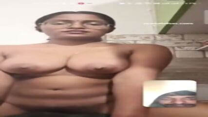 Naked Horny Girlfriend Riding In Video Call Sex