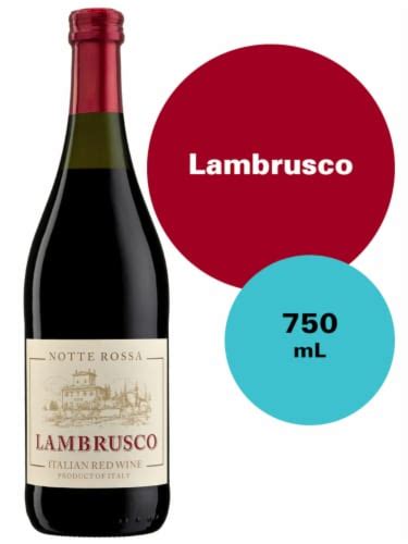 Notte Rossa Lambrusco Italian Red Wine, 750 mL - Pick ‘n Save