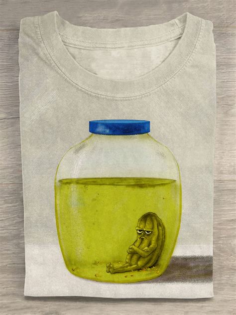 Funny The Last Pickle Art Print T-shirt