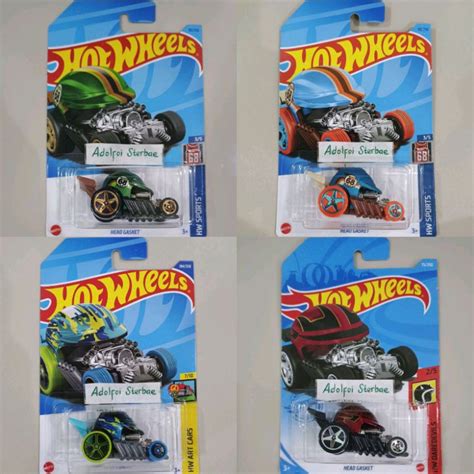 Jual Hotwheels Hot Wheels Head Gasket Hw Daredevils Helmet Helm Hw Art Cars Huruf Abjad N Hw