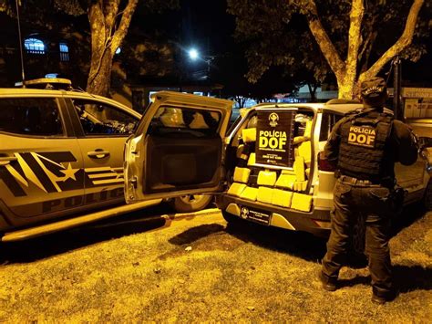 Após perseguição homem é preso uma tonelada de droga em SUV