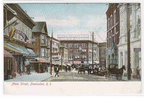 Main Street Pawtucket Rhode Island 1905c postcard | United States ...