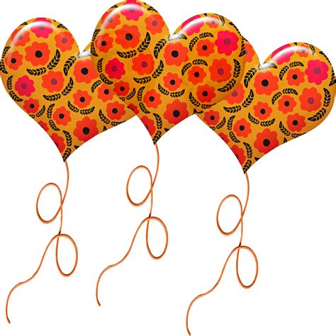 heart shaped balloons  stock photo public domain pictures