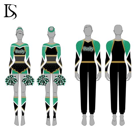 Custom your own design cheer uniforms - Dandy Sportswear