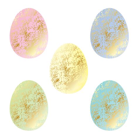 gold Easter eggs 333867 Vector Art at Vecteezy