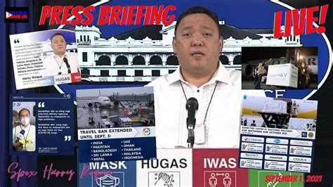 Spox Harry Roque Jr Holds A Press Briefing For The On September