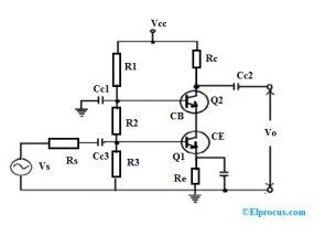 Cascade Amplifier : Circuit Diagram, Working and Its Applications