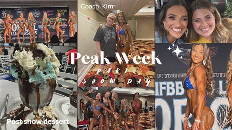 Bikini Prep Peak Week Part Day Before Show And Show Day June