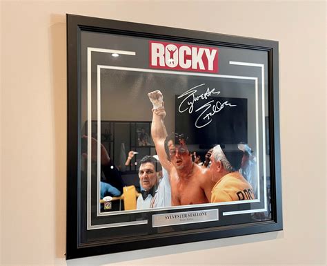 Sylvester Stallone Rocky Signed Autographed 16 X 20 Famed Photograph