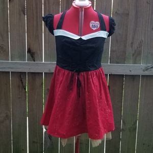Hot Topic Dresses Hot Topic Disney Alice Through The Looking Glass Red Queen Pinup Dress