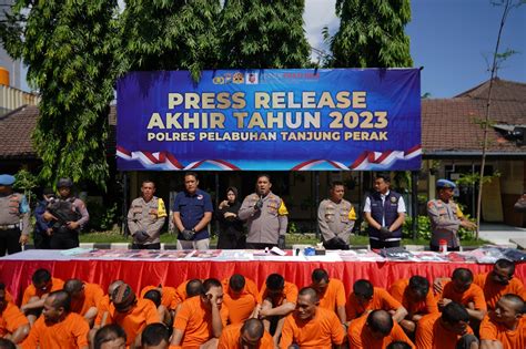 Polres Pelabuhan Tanjung Perak Berhasil Tekan Angka Kriminalitas