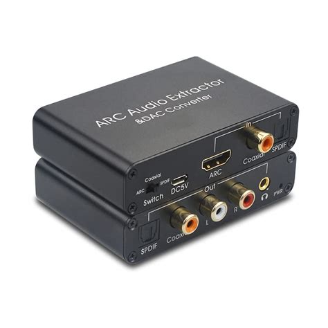 Adaptateur Hdmi Arc Convertisseur Dac Khz Extracteur Audio Hdmi Arc