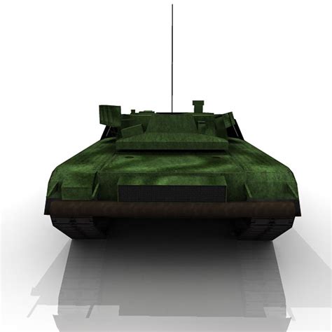 3d t-80 tank model