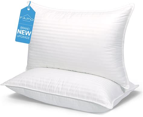 Fapo Extra Soft Hypoallergenic Queen Size Bed Pillows Pack For Side