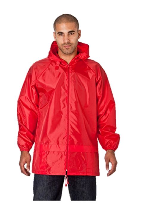 Mens 100 Waterproof Showerproof Kagoul Jacket Rain Coat Kagool