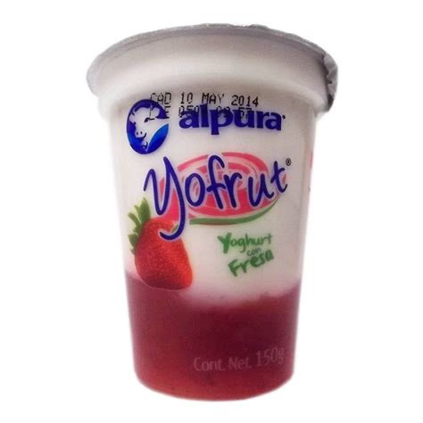 Yoghurt Alpura Yofrut Con Fresa G Walmart