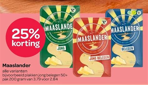 Maaslander Alle Varianten Aanbieding Bij Spar