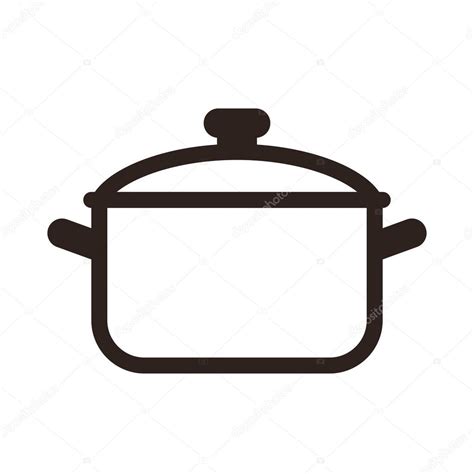 S Mbolo De Olla De Cocina Vector De Stock Nikolae