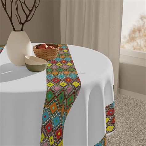 Custom Any Logo Ethiopia Sashes Table Runner Bow Sash Elastic Chair Ties Habesha Eritrea For