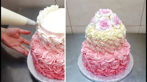 How To Pipe Buttercream SWIRL ROSES By Cakes StepbyStep YouTube