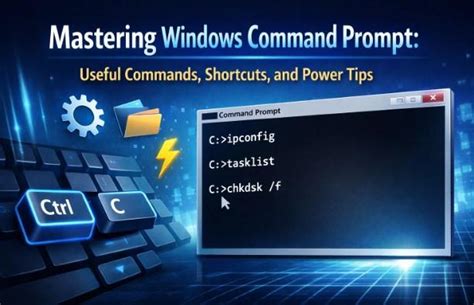 mastering windows command prompt  commands shortcuts  power