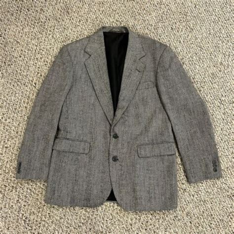 Imperial By Hagger Vintage Mens Herringbone Blazer Ma Gem