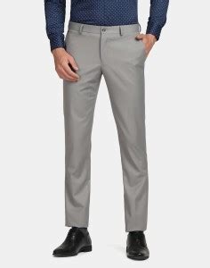 Blackberrys Slim Fit Men Grey Trousers Buy Blackberrys Slim Fit Men