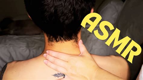 Asmr No Talking Back Scratching Scalp Massage Nape Of The Neck Hair