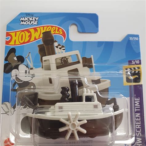 Miniatura Hot Wheels Mickey Mouse Disney Steamboat Shopee Brasil