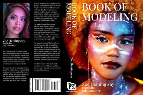 Free Psd 6x9 Modeling Book Cover Design