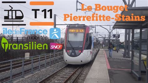 Tramway T Express Le Trajet Entre Le Bouget Pierrefitte Stains Youtube