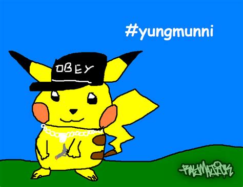 Gangster Pikachu by WritealltheWords on DeviantArt